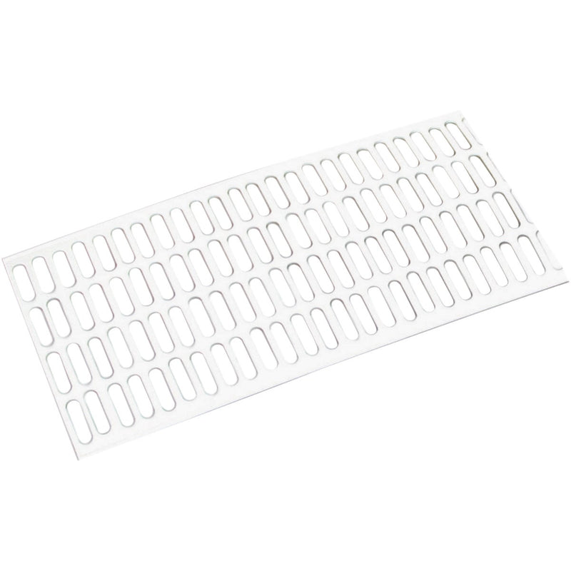 Amerimax 4-1/2 In. x 5 Ft. White Vinyl Leaf Guard for Contemporary Vinyl Gutter