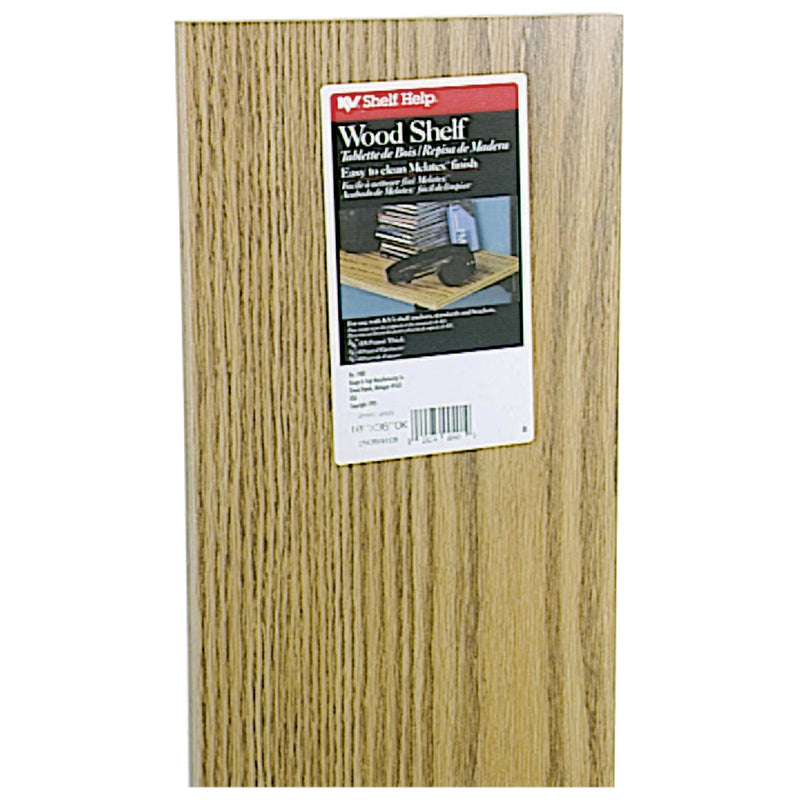 Knape & Vogt 10 In. x 36 In. Oak All-Purpose Shelf