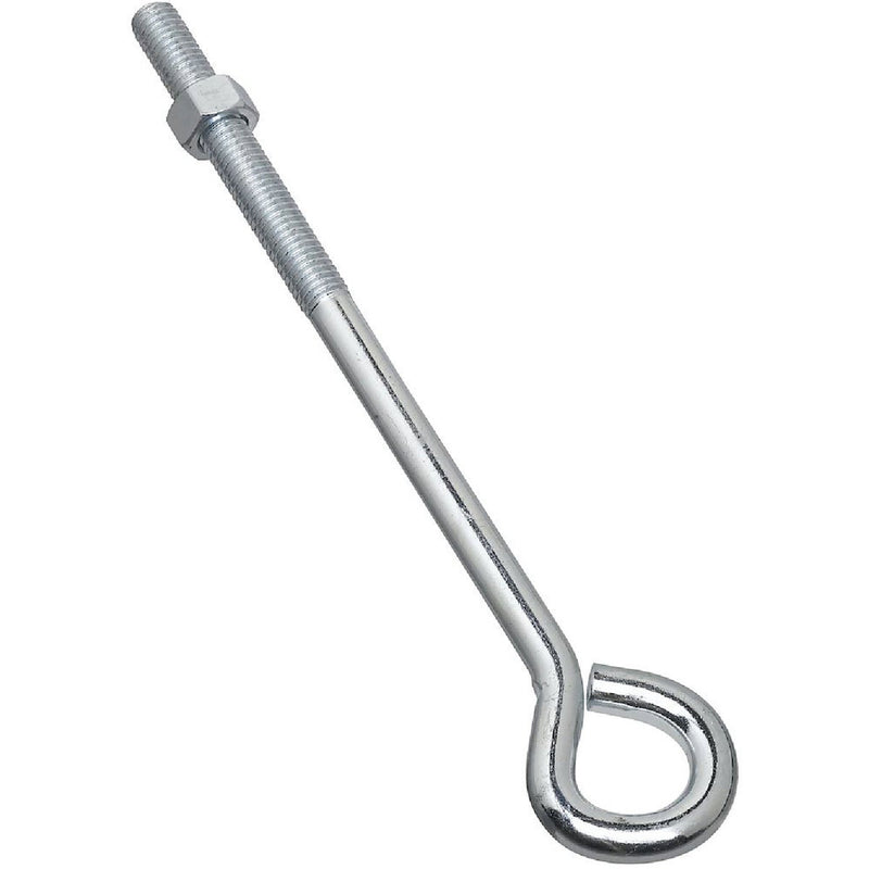 National 1/2 In. x 10 In. Zinc Eye Bolt with Hex Nut