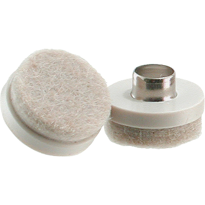 Do it 7/8 In. Round Nail on Furniture Glide, (8-Pack)