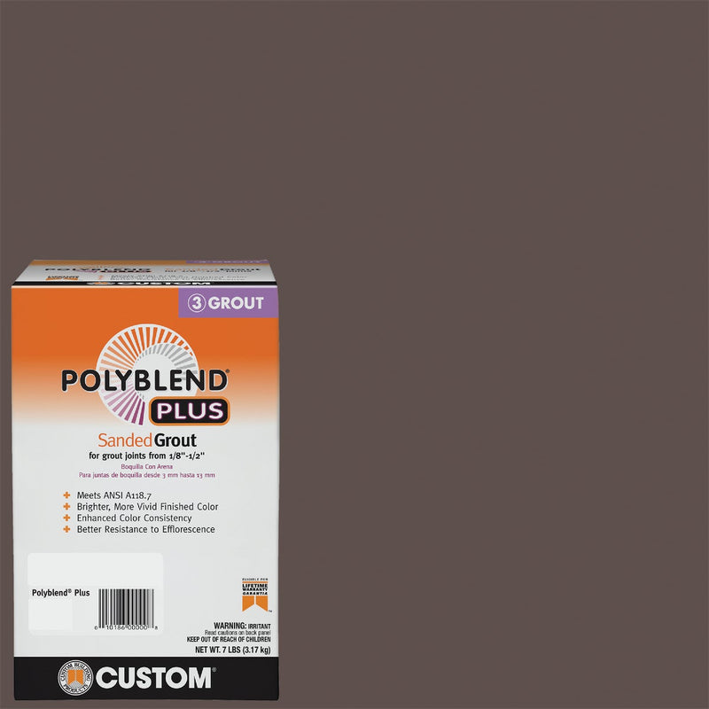 Custom Building Products PolyBlend PLUS 7 Lb. Brown Velvet Sanded Tile Grout