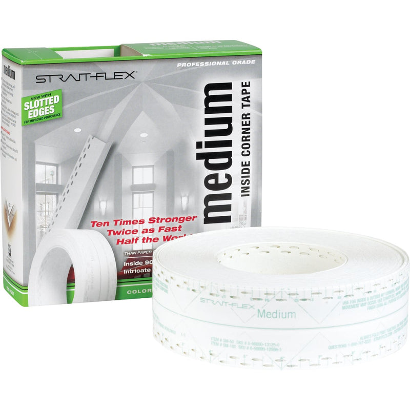 ClarkDietrich/Strait-Flex
2-1/4 In. x 100 Ft.
Medium Corner
Drywall Tape