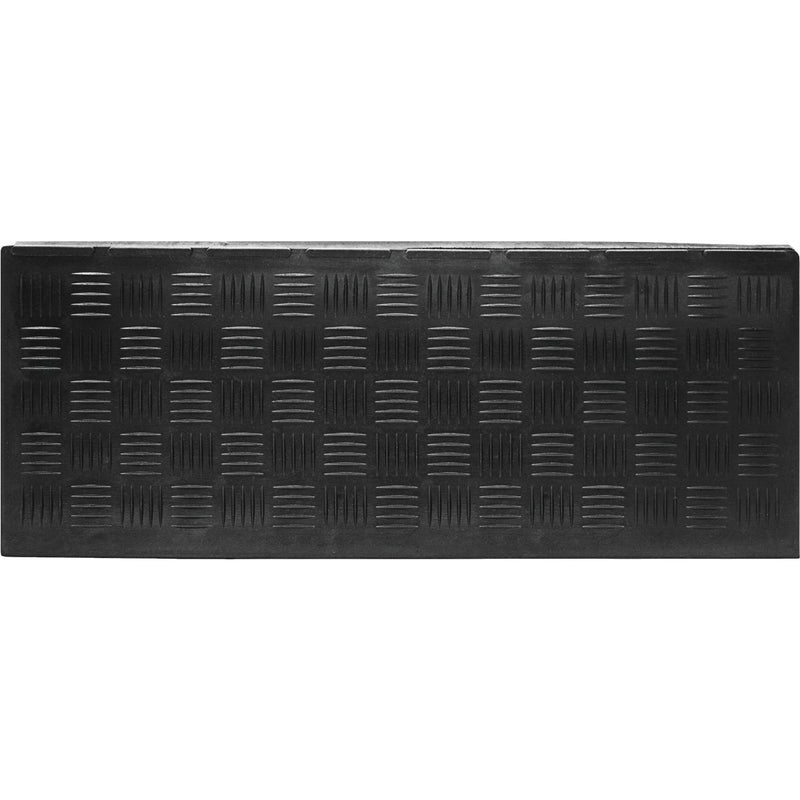 Multy Home Black 9 In. x 24 In. Rubber Stair Tread