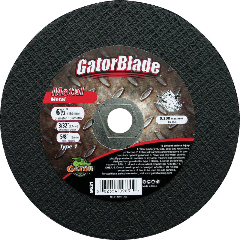 Gator Blade Type 1 6 In. x 040 In. x 7/8 In. Metal Cut-Off Wheel