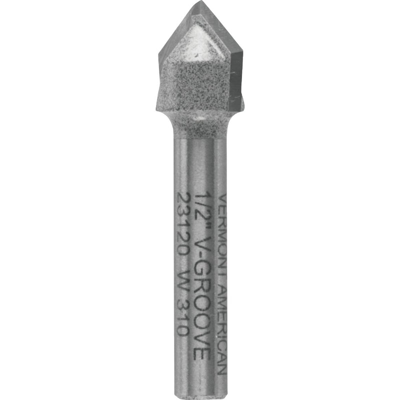 Vermont American Carbide Tip 90 Degree V-Groove Bit