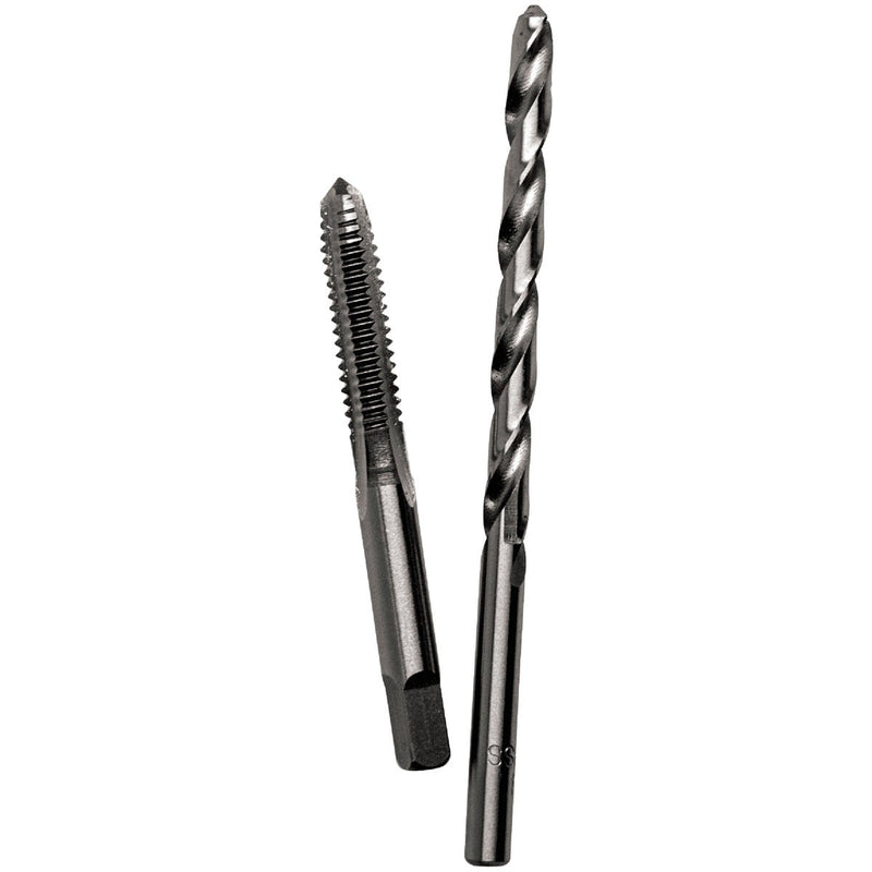 Century Drill & Tool 1/4-28 National Fine Carbon Steel Tap-Plug and #3 Wire Gauge Drill Bit