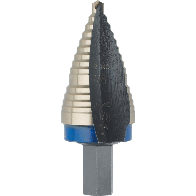Irwin Unibit 7/8 In. & 1-1/8 In. #9 Step Drill Bit, 2 Steps
