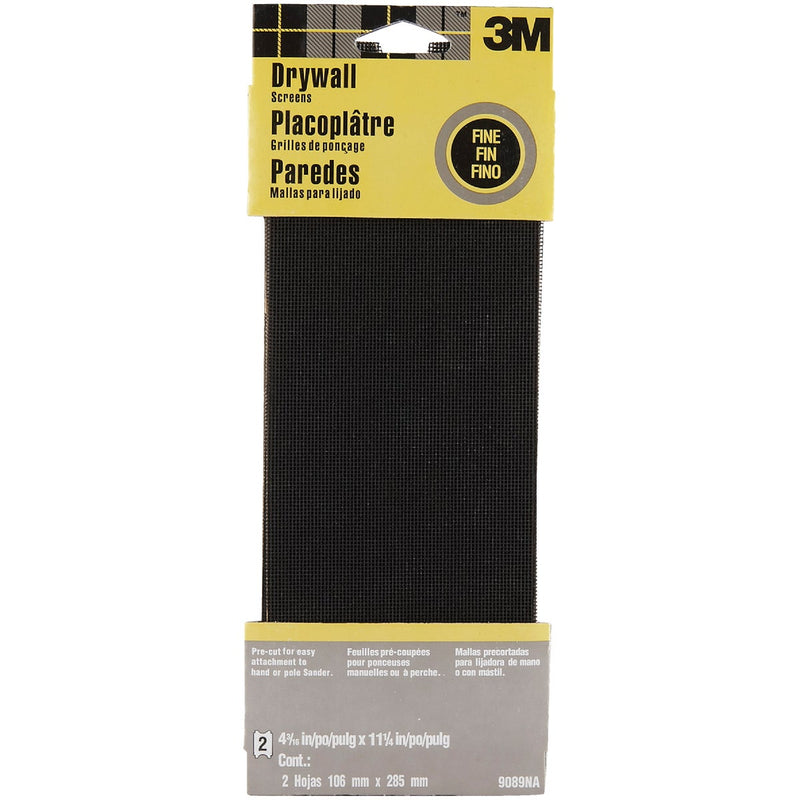 3M 4-3/16 In. x 11-1/4 In. Sanding Screen, Fine (2-Pack)