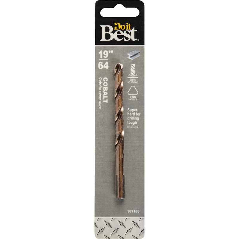 Do it Best 19/64 In. Cobalt Drill Bit