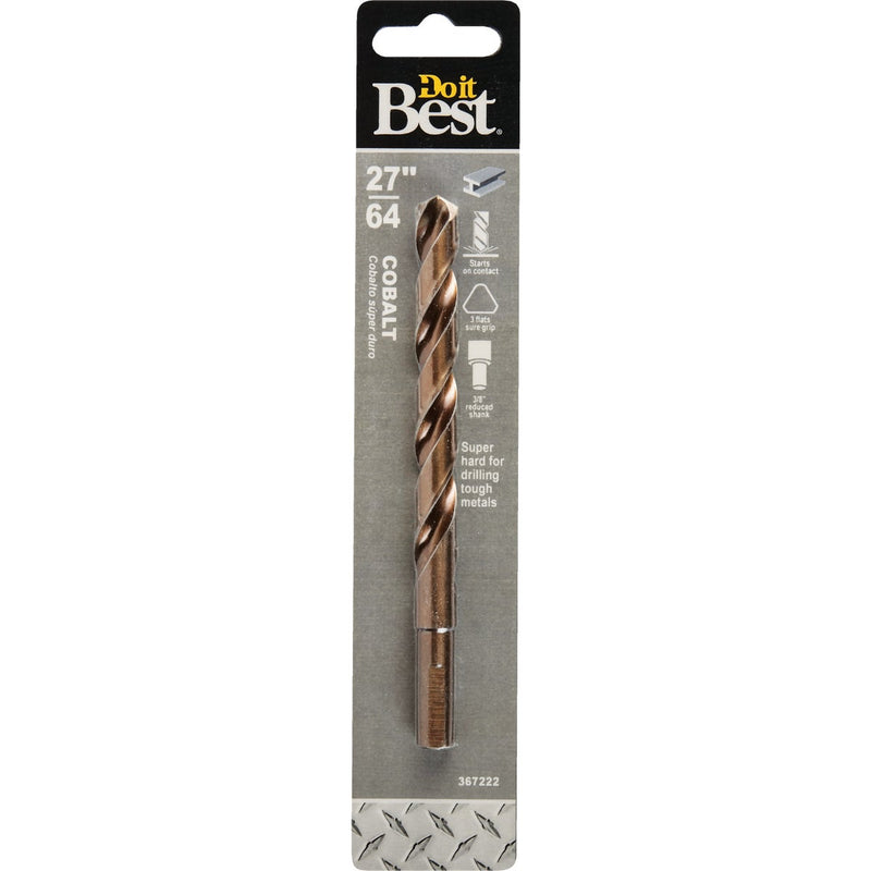 Do it Best 27/64 In. Cobalt Drill Bit