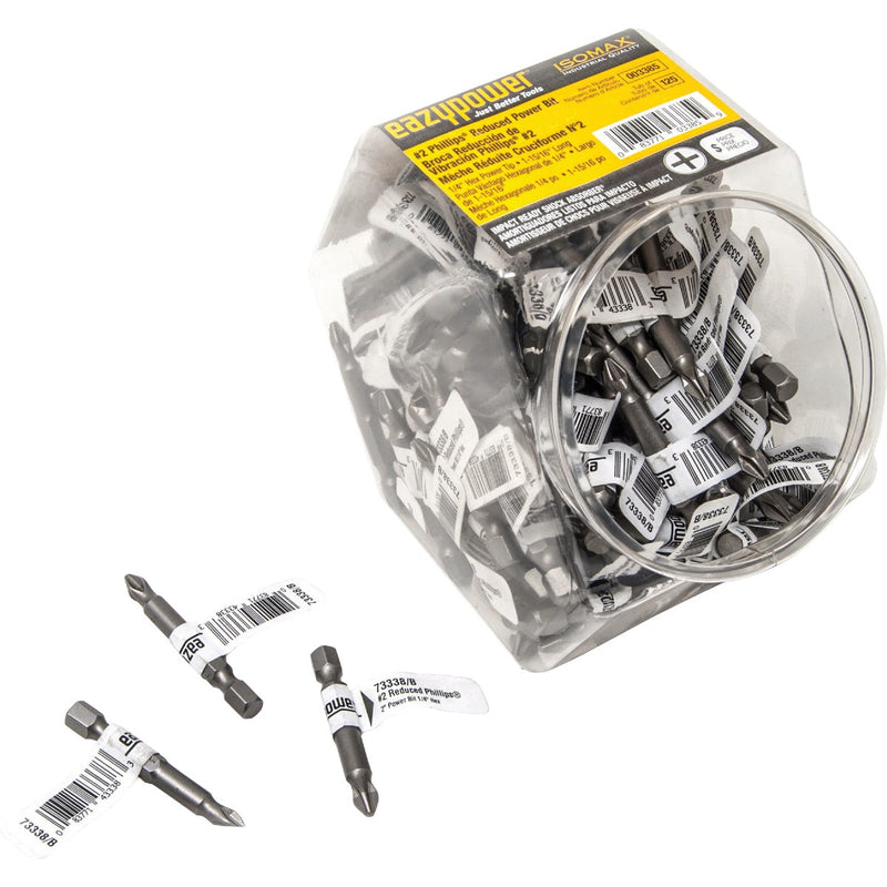 Eazypower #2 Phillips 2 In. Screwdriver Bit (125-Pack)