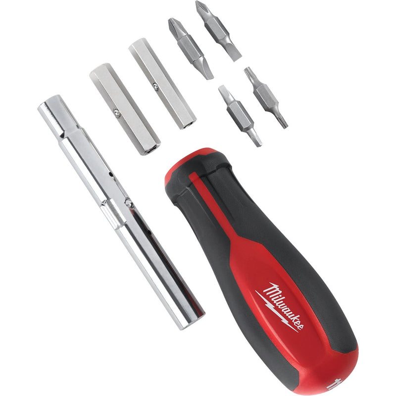 Milwaukee 11-in-1 Multi-Bit Screwdriver with Square Drive