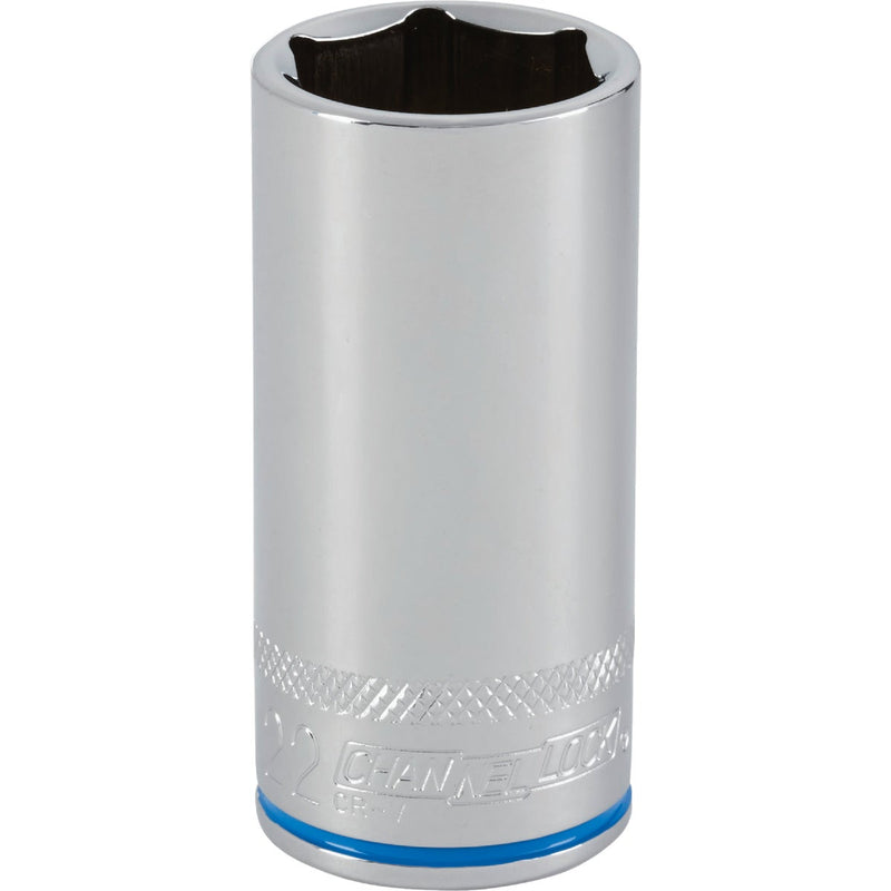 Channellock 3/8 In. Drive 22 mm 6-Point Deep Metric Socket
