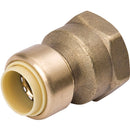ProLine 1/2 In. PF x 3/4 In. FIP Brass Push Fit Female Adapter