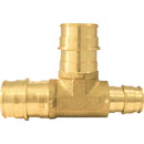Apollo Retail 3/4 In. x 1/2 In. x 3/4 In. Barb Brass Reducing PEX-A Tee