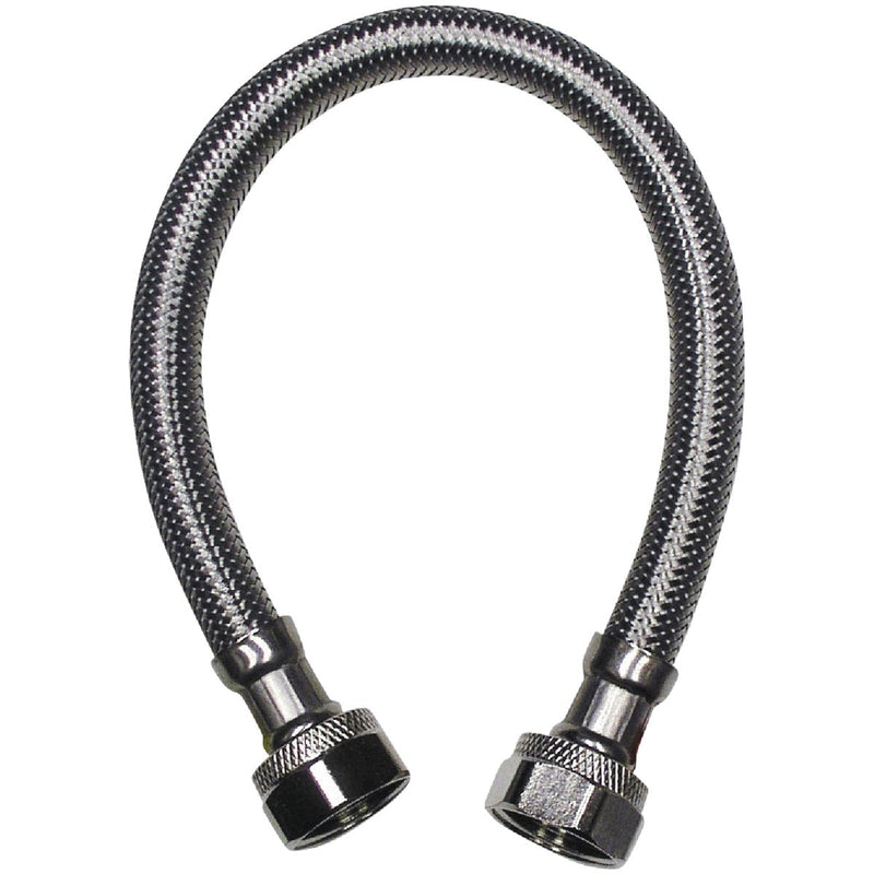 ProLine 1/2 In. F X 1/2 In. C X 20 In. L. Braided Stainless Steel Faucet Supply Line
