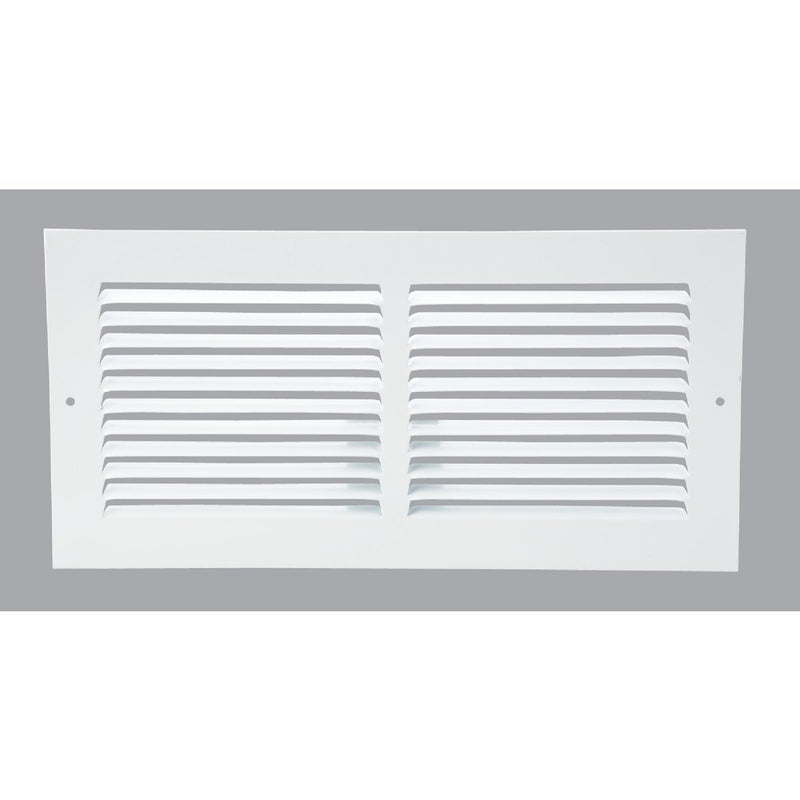 Home Impressions 6 In. x 14 In. Stamped Steel Return Air Grille