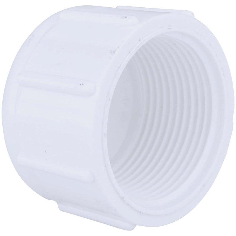 Charlotte Pipe 1-1/4 In. FIP Schedule 40 Threaded PVC Cap