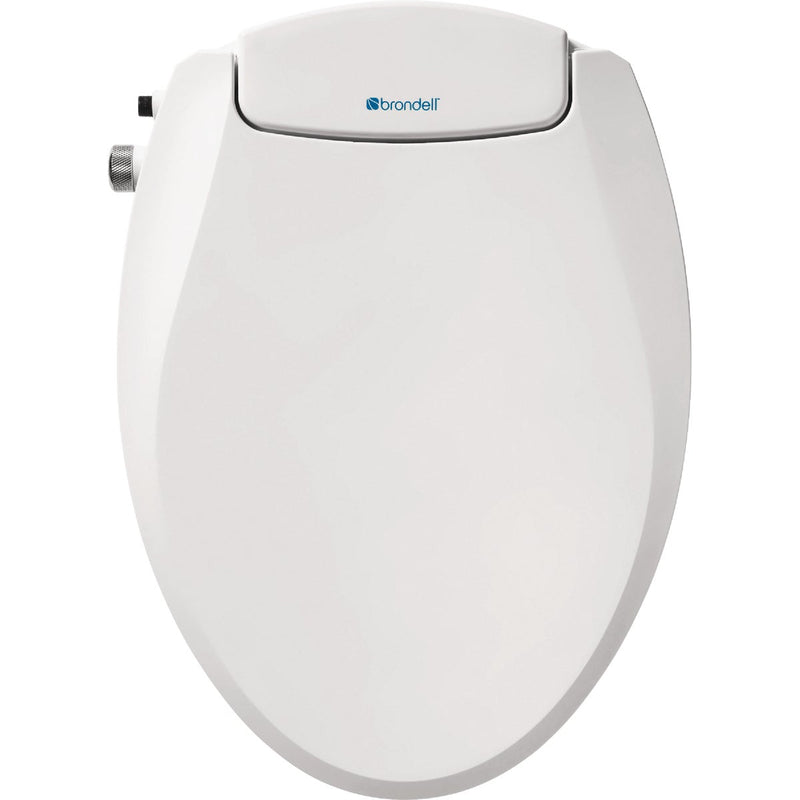 Brondell EcoSeat Elongated White Bidet Seat with Adjustable Pressure