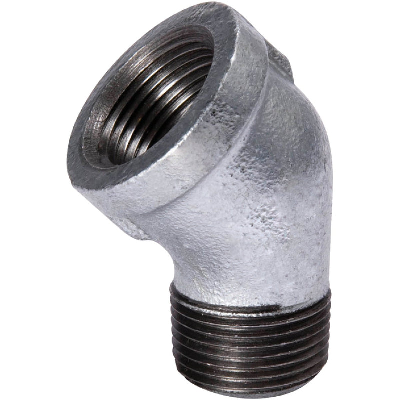 Southland 1/2 In. 45 Deg. Street Galvanized Elbow (1/8 Bend)