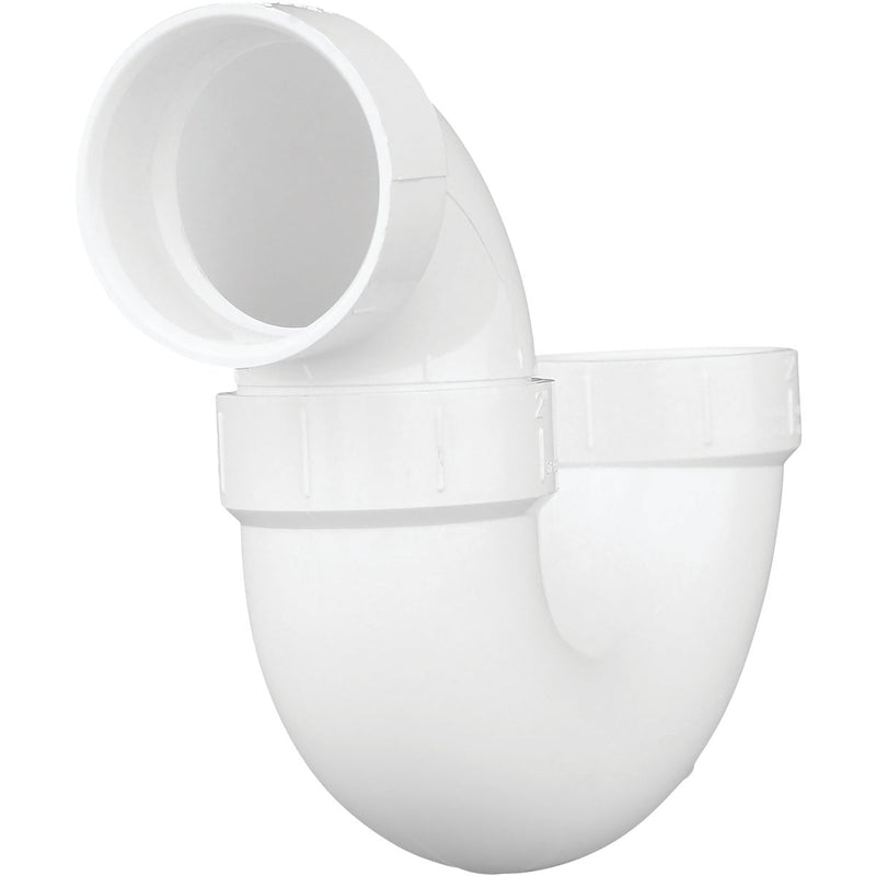Charlotte Pipe 2 In. White PVC P-Trap