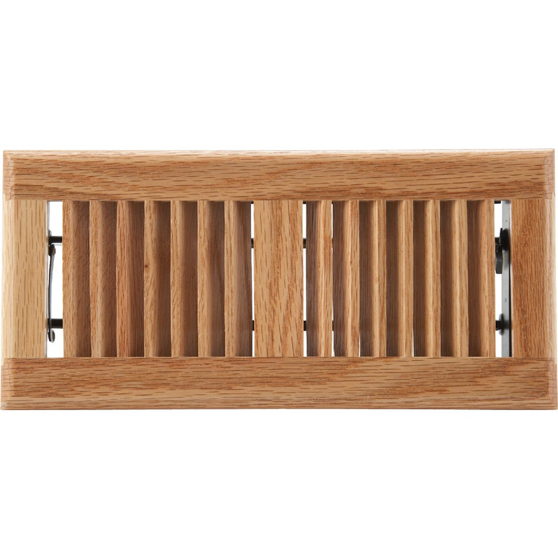 Home Impressions 4 In. x 10 In. Light Oak Floor Register