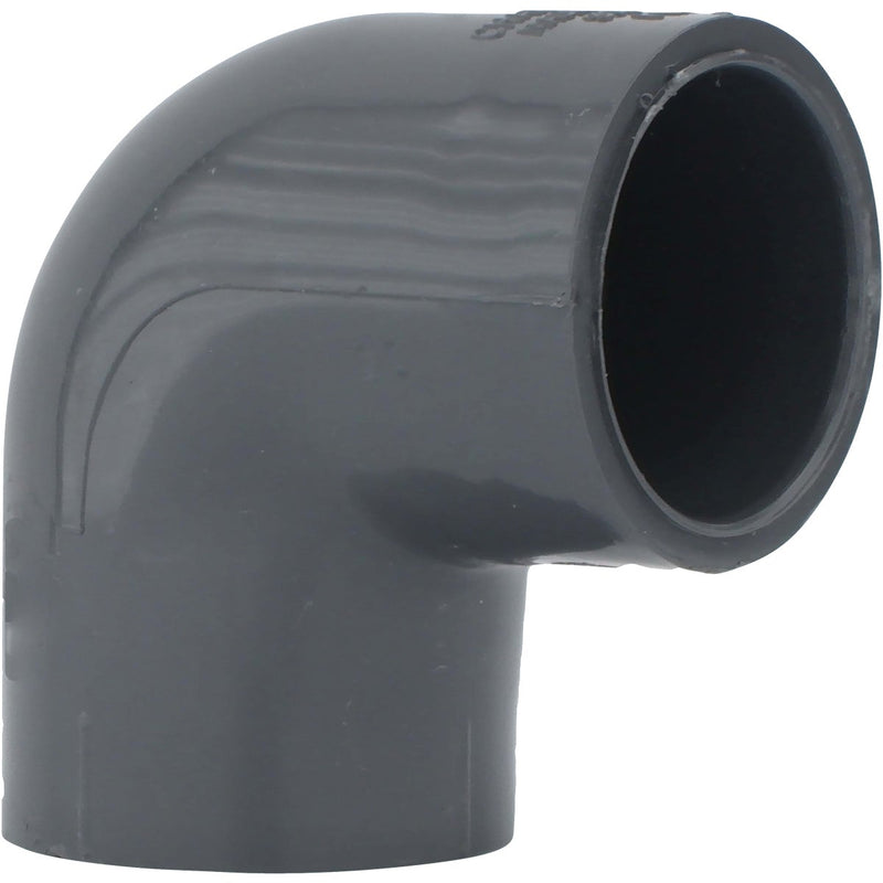 Charlotte Pipe 1-1/4 In. Slip x Slip Schedule 80 90 Deg. PVC Elbow (1/4 Bend)