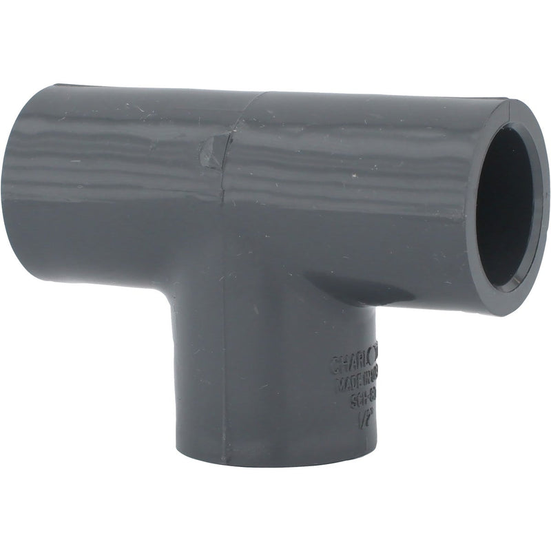 Charlotte Pipe 1/2 In. Slip Schedule 80 PVC Tee