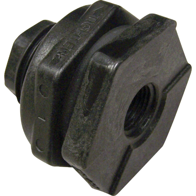 Abbott Rubber 1/2 In. Bulkhead Adapter