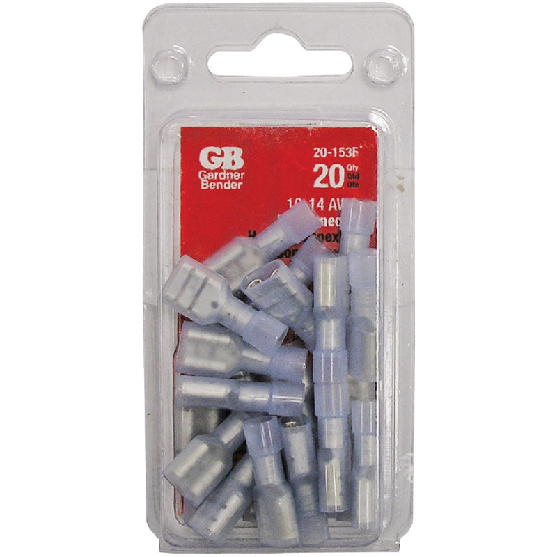 Gardner Bender 16 to 14 AWG Female Blue Fully-Insulated Disconnect (20-Pack)