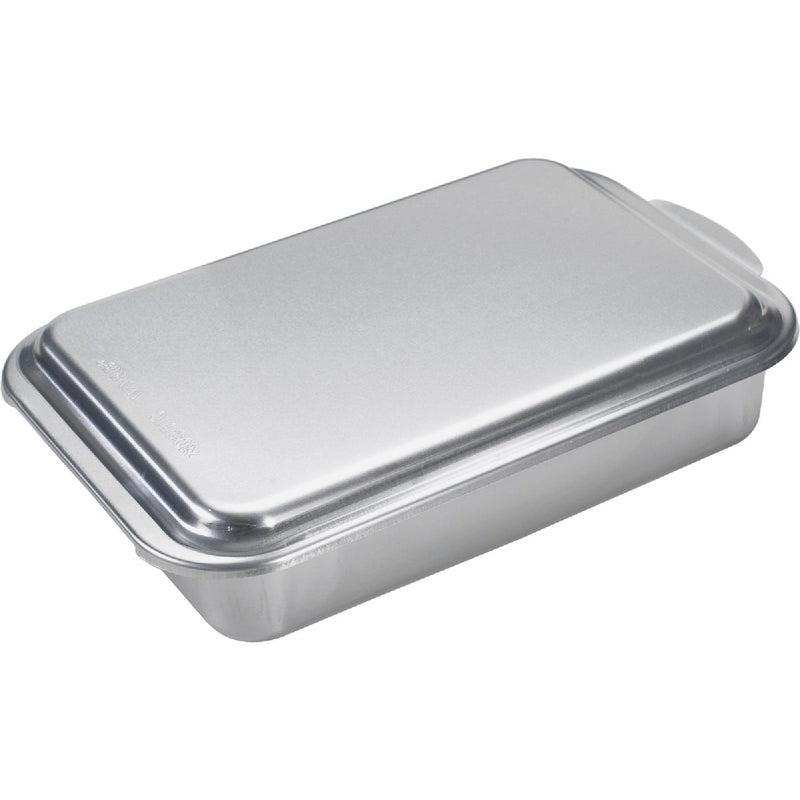 NordicWare 9 In. x 13 In. Aluminum Cake Pan with Lid