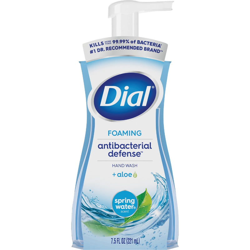 Dial Antibacterial Defense 7.5 Oz. Spring Water + Aloe Foaming Hand Soap