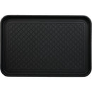 15.75 In. x 23.5 In. Black Recycled Plastic Rectangular Boot Tray