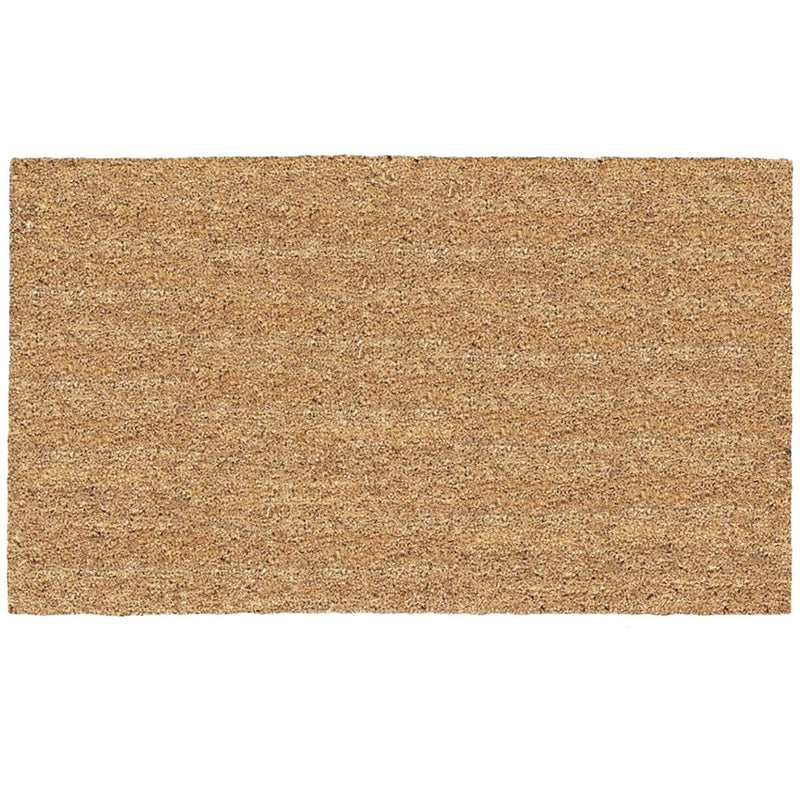Americo Home Tan 16 In. x 27 In. Coir/Vinyl Door Mat