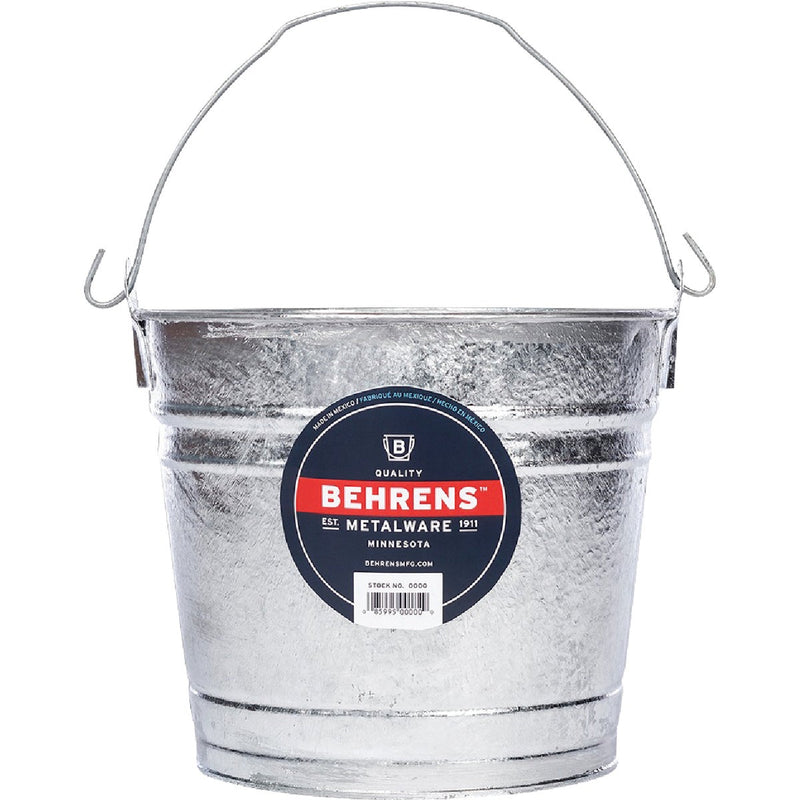 Behrens 8 Qt. Hot-Dipped Steel Pail