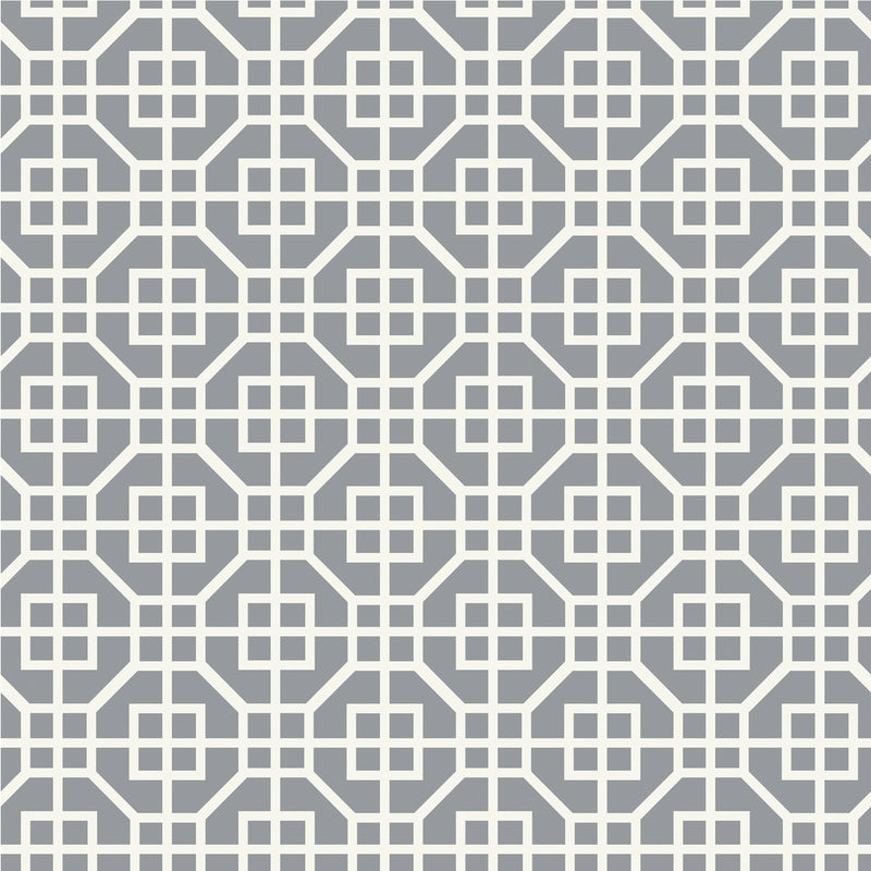 Contact 18 In. x 5 Ft. Gray Citadel Printed Grip Non-Adhesive Shelf Liner