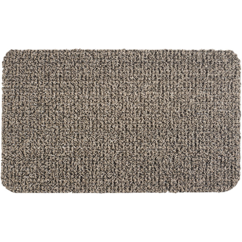 GrassWorx Clean Machine Classic Earth Taupe 24 In. x 35.5 In. AstroTurf Door Mat