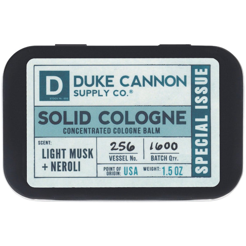 Duke Cannon 1.5 Oz. Light Musk + Neroli Solid Cologne