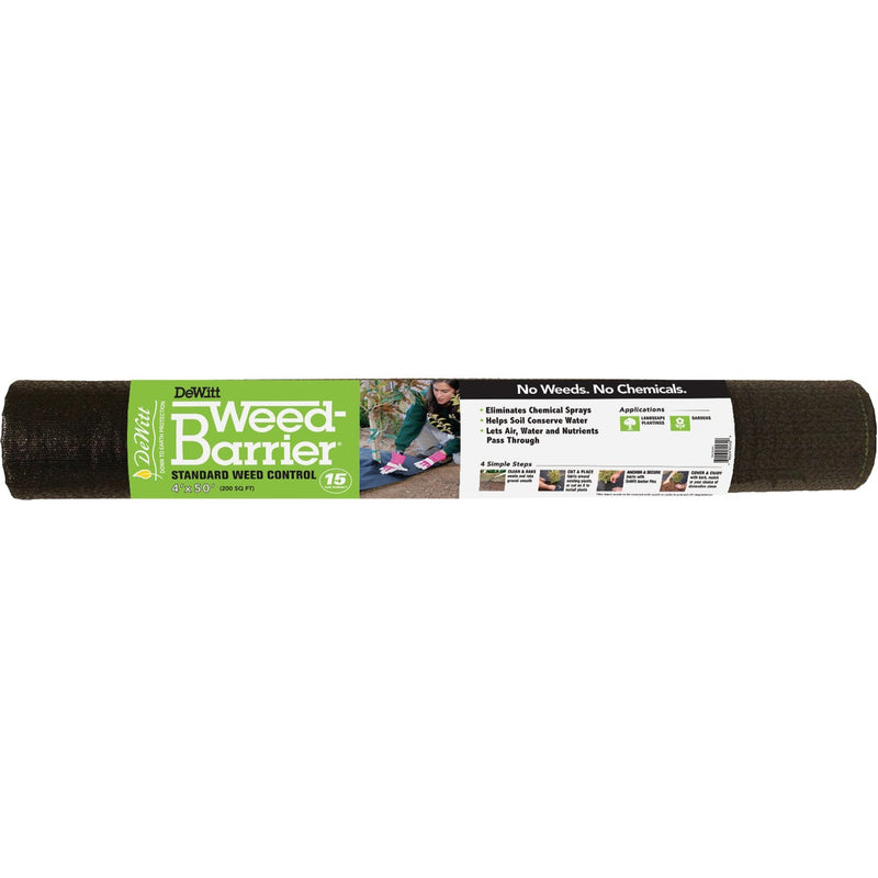 DeWitt Weed Barrier 4 Ft. W. x 50 Ft. L. Pointbond Polypropylene 15-Year Weed Control Landscape Fabric