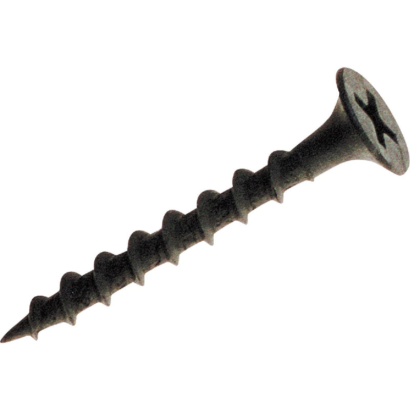 Grip-Rite #6 x 1-5/8 In. Coarse Thread Black Phosphate Drywall Screw (5000 Ct.)