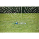 Best Garden Metal 3400 Sq. Ft. Blue & Gray Oscillating Sprinkler