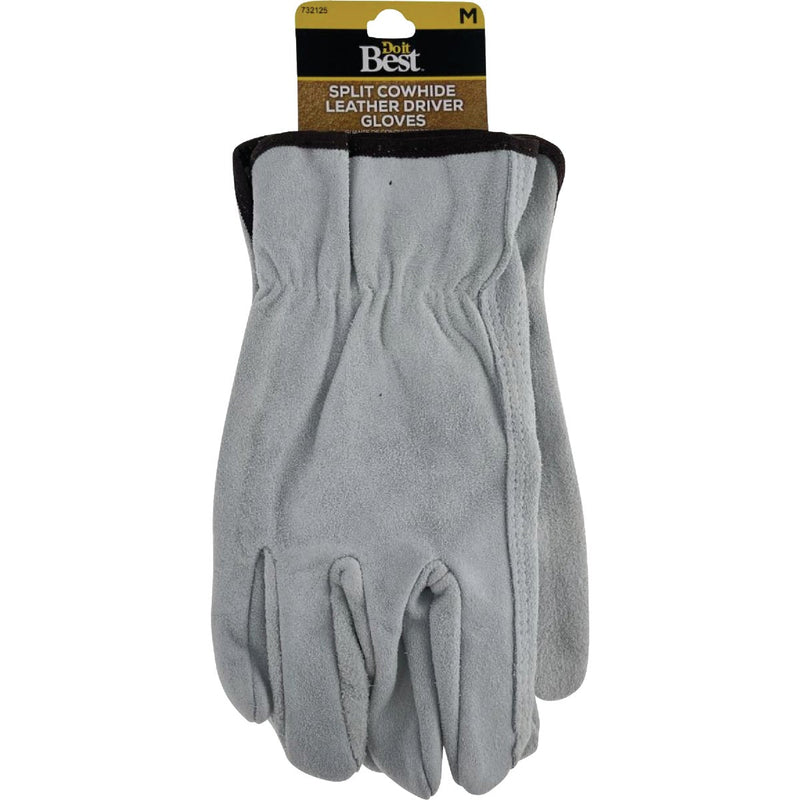 Do it Best Men's Large Brushed Suede Leather Work Glove