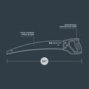 Woodland 18 In. Super Duty D-Handle Pruning Saw