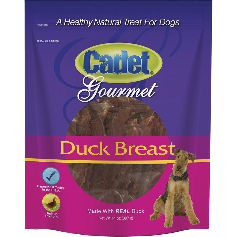 Cadet Gourmet Duck Breast Dog Treats, 14 Oz.