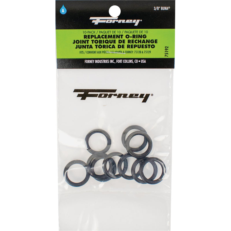 Forney EPDM 3/8 In. x 9/16 In. Pressure Washer O-Ring (10-Pack)