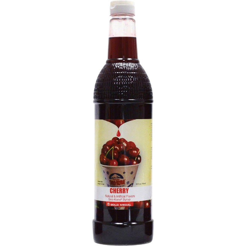 Gold Medal Cherry Sno-Kone RTU Syrup, 25 Oz.
