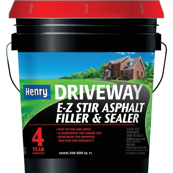 Henry 4.75 Gal. Blacktop Driveway Filler and Sealer, 4 Year