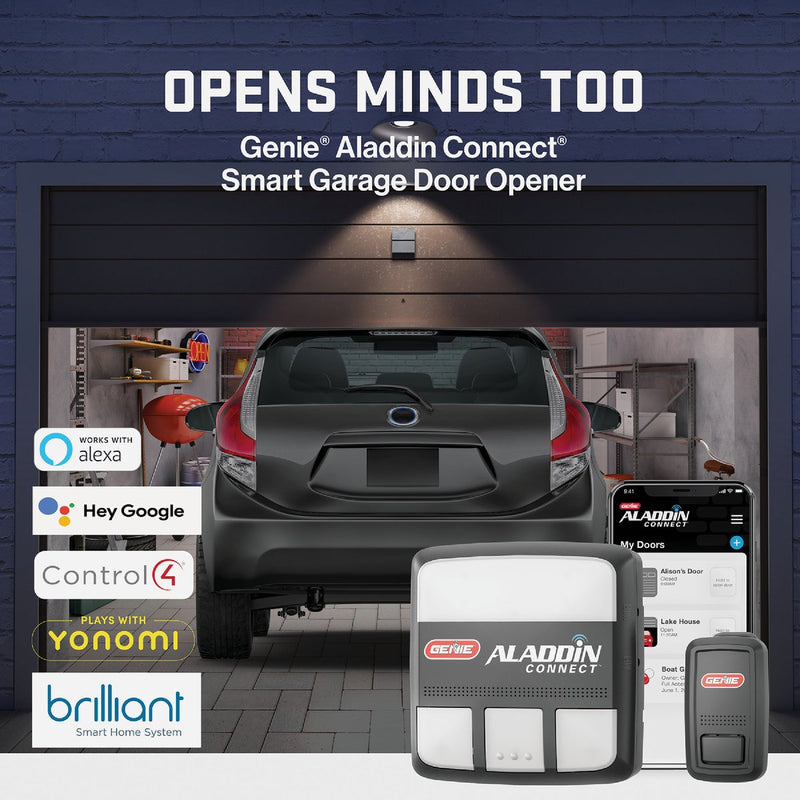 Genie Aladdin Connect Smartphone-Controlled Garage Door Opening from Anywhere