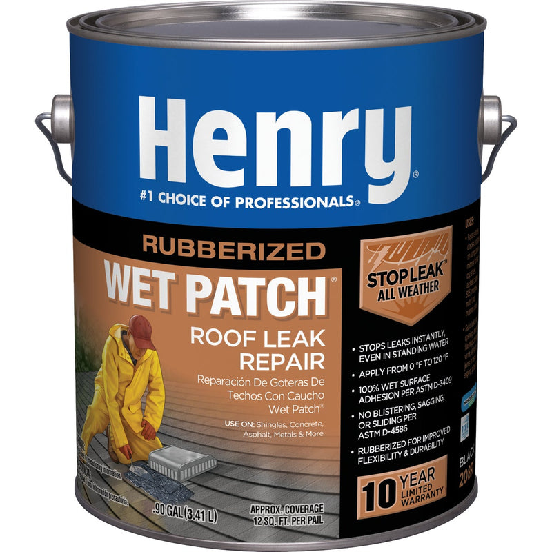 Henry Wet Patch 1 Gal. Rubberized Roof Cement and Patching Sealant