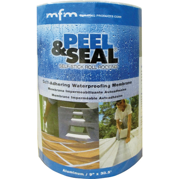 MFM Peel & Seal 9 In. X 33.5 Ft. Aluminum Roofing Membrane